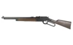 Daisy Winchester 1873 Rifle side view with brown stock, dark receiver and lever