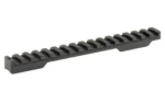 TALLEY PIC BASE SAVAGE 8-40 SA black rail, angled top view with raised end sections