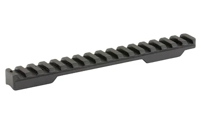 TALLEY PIC BASE SAVAGE 8-40 SA black rail, angled top view with raised end sections