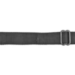 GROVTEC UTILITY SLING black web sling laid flat with adjustment buckle and looped end