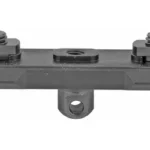 GROVTEC MLOK bipod stud mount, black side view with two mounting screws and sling stud