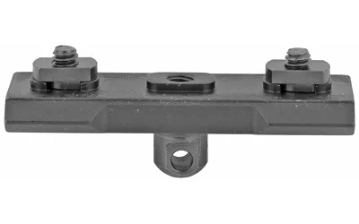 primary-15572 GROVTEC MLOK bipod stud mount, black side view with two mounting screws and sling stud