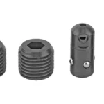 GROVTEC multi-adapter stud, black, four-piece set with threaded adapters