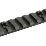 KRISS VECTOR PICATINNY SIDE RAIL KIT black rail, angled top view with mounting holes