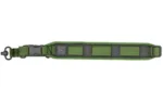 GrovTec QS 2-Point Sentinel Sling, olive drab top view with padded strap, buckles and end hooks