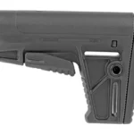 KRISS DS150 AR15 STOCK BLK, black right-side view with adjustable lever and textured buttpad