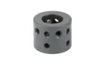 KAK MULTI POS DIMPLE DRILL JIG .750 gray angled view with circular top opening and side holes