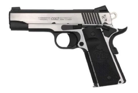 Colt Manufacturing Colt Combat Elite Commander Handgun .45 Auto 8rd Magazine 4.25" Barrel Two-Tone Finish