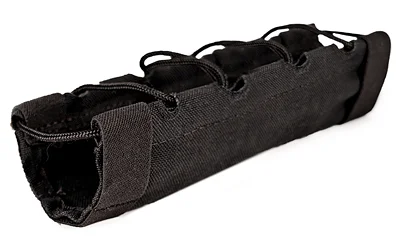 primary-15622 GROVTEC RAIL WRAP 8-inch black fabric wrap with cord lacing