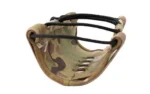 GROVTEC RAIL WRAP 6 MULTICAM angled view with camouflage fabric and black lacing