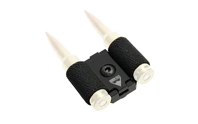 primary-15630 GROVTEC 2 ROUND AMMO HOLDER M-LOK black two-round holder with two visible cartridges