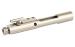 KAK AR15 BCG M16 556 NP3 9130, silver left-side view with bolt and gas key visible