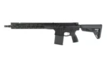 Primary Weapons Systems PWS MK216 MOD 2 black rifle, full left side with stock and magazine