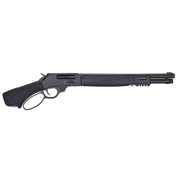 HENRY H18 X MODEL AXE black lever-action firearm in left-side view