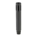 KAK RETRO AR EXT FLSH HDR 6" 1/2X28, black upright cylindrical device with side slots