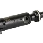 KAK K-SPEC ENH AR BOLT 556/300BLK PH, black bolt in angled side view with locking lugs