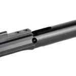 KAK AR9 BCG 9MM ENH NITRIDE BLK black angled side view with cylindrical rear and machined bolt face
