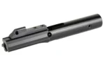 KAK AR9 BCG 9MM ENH NITRIDE BLK black angled side view with cylindrical rear and machined bolt face