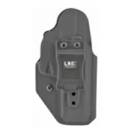 L.A.G. Tactical LAG LIB MK II RUG SEC-9 BLK AMBI black rear view with belt clip and screws