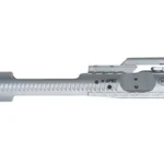 KAK K-SPEC ENH BCG 556 SV DE CHRM silver right-side view with serrations and visible bolt head