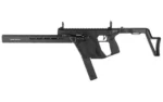 KRISS VCTR CRB G3, black left-side view with long handguard, magazine and folding stock