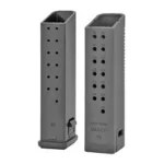 KRISS MAGEX2 KIT FOR G21 +17RD 3PK two black extended magazines, angled front view