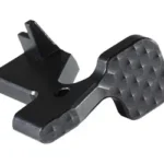 SEEKINS ENHANCED BOLT CATCH black angled view with textured rectangular thumb pad