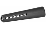 Luth-AR LUTH AR A1 HANDGUARD, black tapered handguard with round ventilation holes, side view