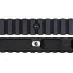SEEKINS MLOK RAIL SECTION 13 SLOT black, shown from top and underside with mounting screws