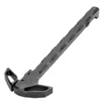 SEEKINS DNA CHARGING HANDLE black charging handle, angled side view with elongated slotted body