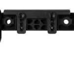 MIDWEST ALPHA fixed beam stock, black, right-side view with padded buttplate and cutouts