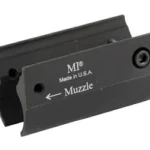 MIDWEST MARLIN 336 HANDGUARD ADAPTER black, angled side view with mounting screw and muzzle marking