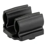 MIDWEST UNVRSL SHELL HLDR black shell holder, angled front view with four curved loops