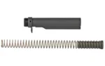 Luth-AR LUTH AR 9MM CARBINE BUFFER ASSEMBLY, black buffer and coiled spring in side view