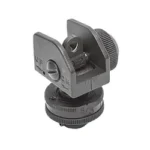 Luth-AR LUTH AR A2 REAR SIGHT ASSEMBLY/KIT black angled view with aperture and adjustment knobs
