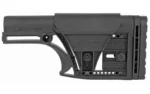 Luth-AR MBA-1 with 3-Axis Butt Plate, black adjustable stock in side view