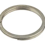 Luth-AR Helical 1 Piece Gas Ring 308, metallic coiled ring shown from above