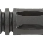 Luth-AR LUTH AR 223/5.56 A1 BIRDCAGE black side view with vent slots and grooved base