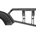 Midwest Lever Stock Rossi Pistol Grip, black right-side view with curved grip and skeleton frame