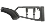 Midwest Lever Stock Rossi Pistol Grip, black right-side view with curved grip and skeleton frame