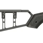 Midwest Lever Stock Henry Pstl Grip black right-side view with skeletal frame and textured grip