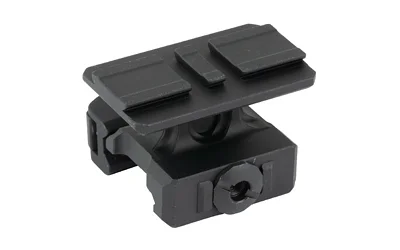 MIDWEST MK2 QD AMPNT ACRO MNT COWIT, black mount in angled side view with clamp and screw