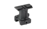 MIDWEST MK2 QD ACRO MNT, angled view of black raised optic mount with top rail and side clamp
