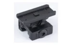 Midwest MK2 QD T2 Aimpoint Mount Cowitness, black three-quarter view with top rail and side fastener
