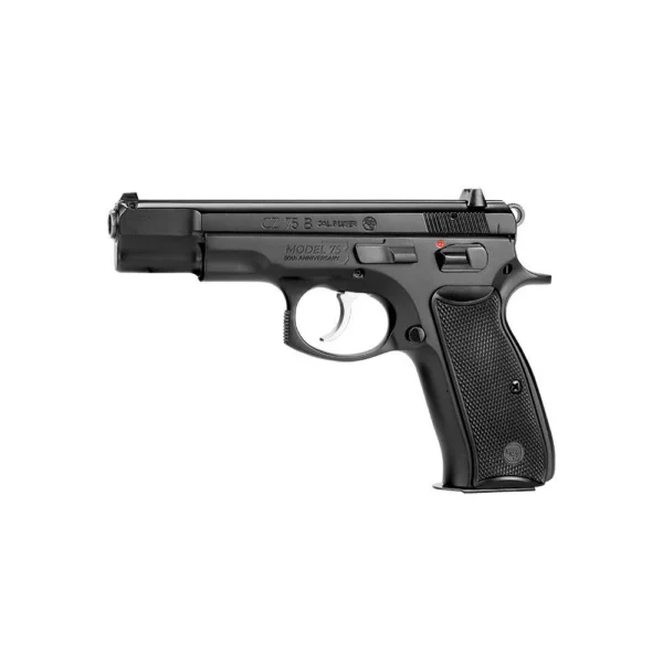Cz-Usa Firearms CZ 75 B Anniversary Elite Handgun 9mm Luger 10rd Magazines(2) 4.6" Barrel Steel Frame Manual Safety