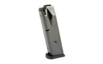 Armscor ACT-MAG Ber 92, blued magazine in angled front view with black baseplate