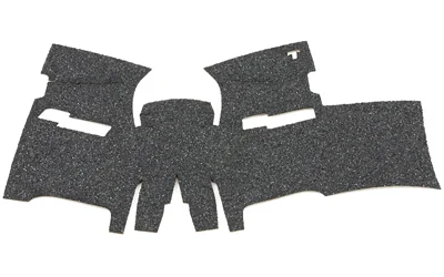 primary-16078 TALON GRP FOR SIG P320 COMP, black textured adhesive grip panels laid flat
