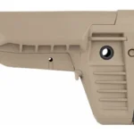 Bravo Company BCM GUNFIGHTER STOCK MOD1 SOPMOD, FDE right-side view with ribbed buttpad