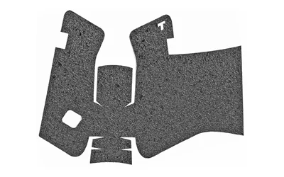 primary-16105 TALON GRP FOR GLOCK 17 GEN5 black rubber grip pieces, laid flat with textured surfaces