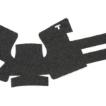 Talon Grip for Glock 26 Gen3, black textured adhesive grip pieces laid flat